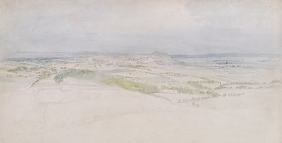 Ein ferner Blick auf Edinburgh, 1809 von Thomas Stothard